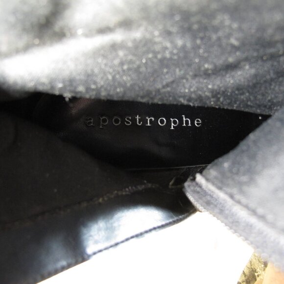 Apostrophe Women's Y2K Ankle Boots Genuine Black Leather Size 7.5 M - Picture 9 of 9